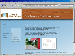 Droz Fentre SA est spcialise de la fabrication des fentres, en bois, bois-aluminum, PVC et lments aluminium.